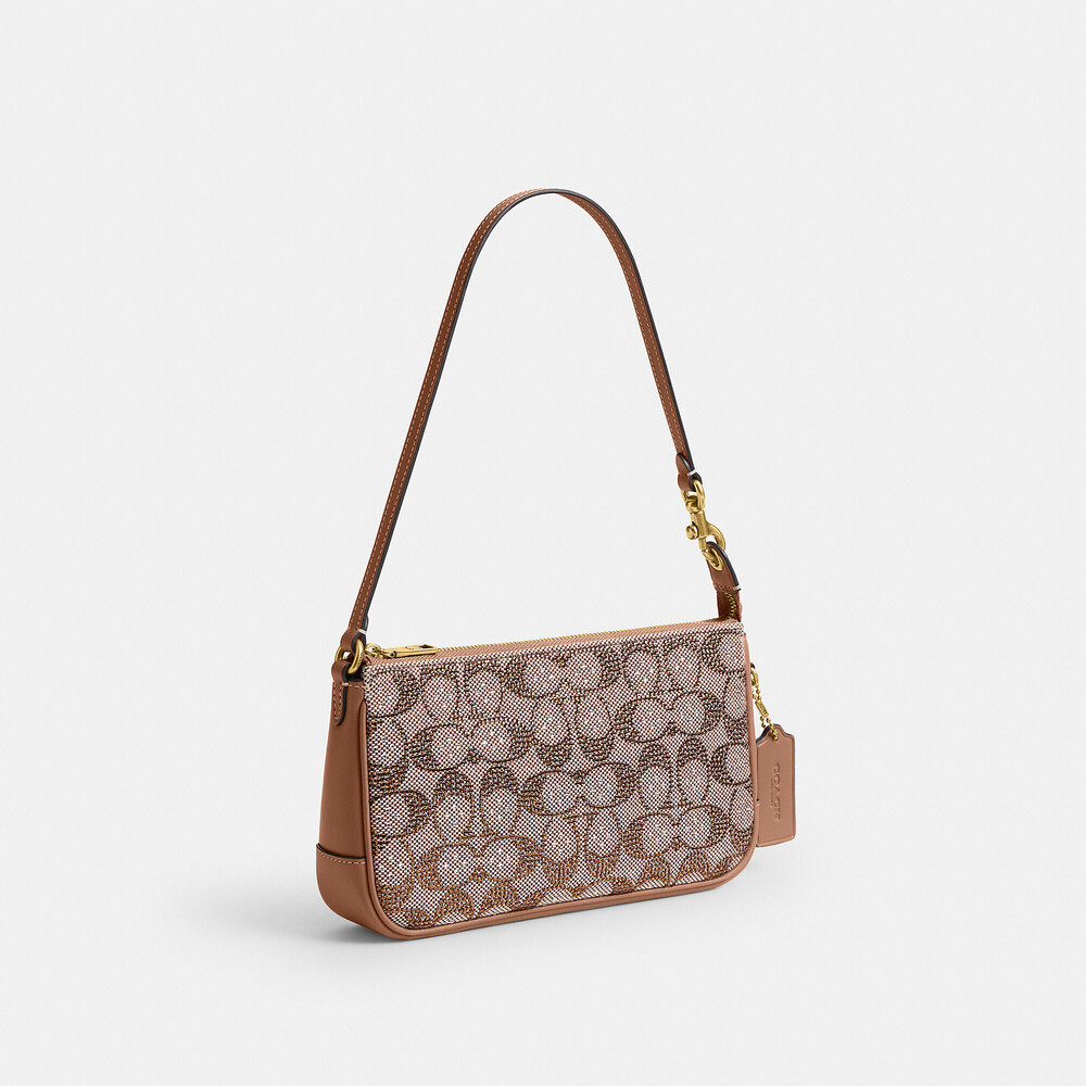 Coach Plaza Bag In Crystal Signature Jacquard
